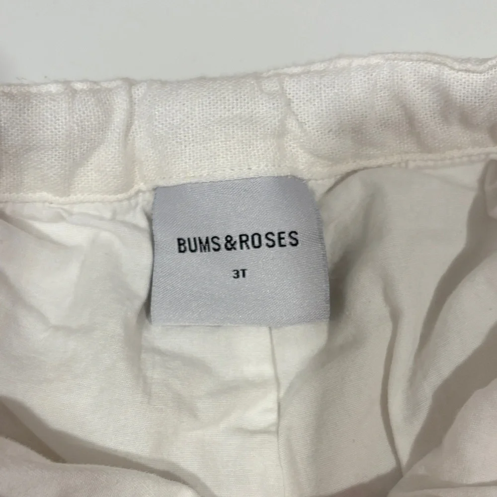 Bums & Roses Cream Pants - Picture 4 of 6